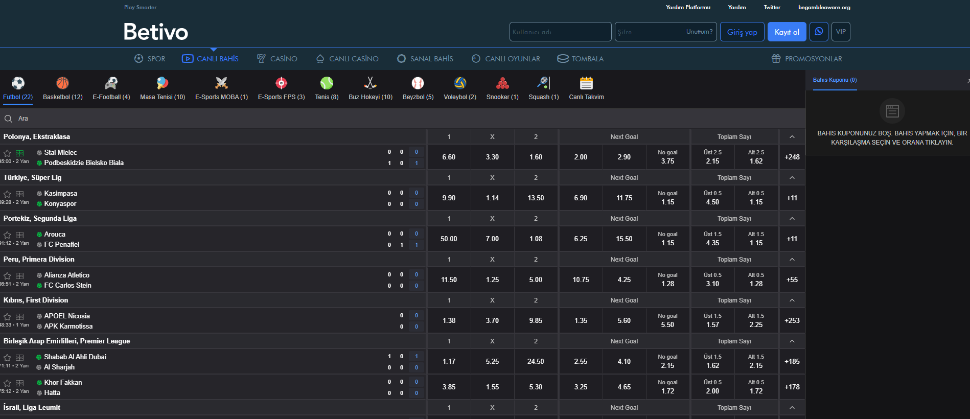 betivo Canlı Maç Canlı Oyunları